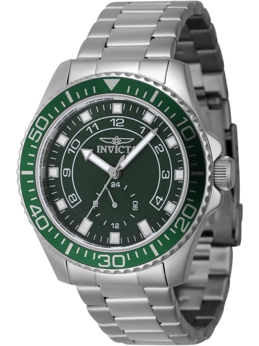 Stylish 44mm Men's Steel Dive Watch - Water Resistant, Sporty Design, Durable